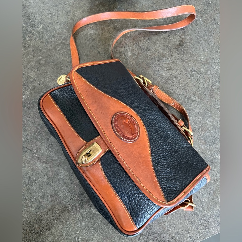 Dooney & Bourke All Weather Leather Vintage Messenger Satchel Crossbody Tote